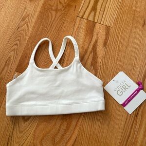 Athleta Girl | White Got your back bra size XS/6
